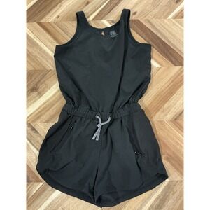 Athleta‎ Girl All In Romper Jumpsuit 1-Piece Black Size XS